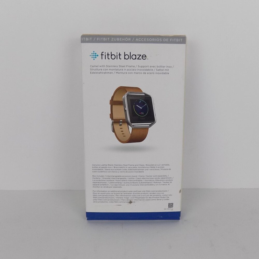 Fitbit Blaze Band & Frame Leather Accessory Size Small - Picture 2 of 8